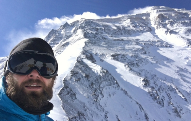 Ricky Munday at Mount Everest