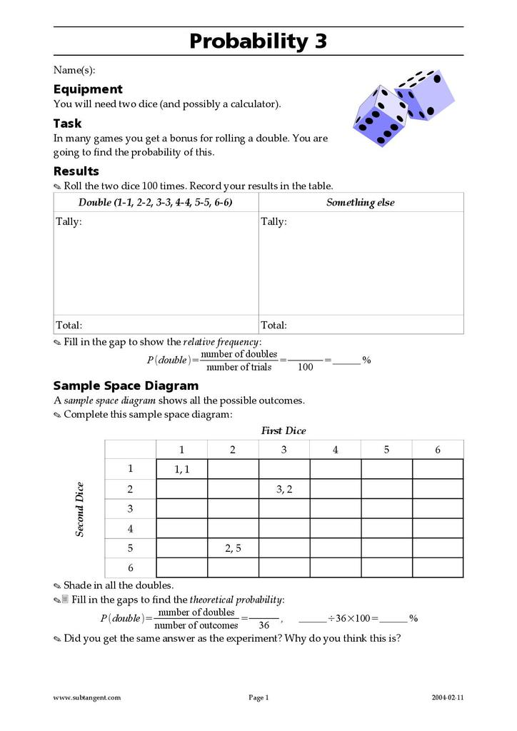 Probability and statistics quiz